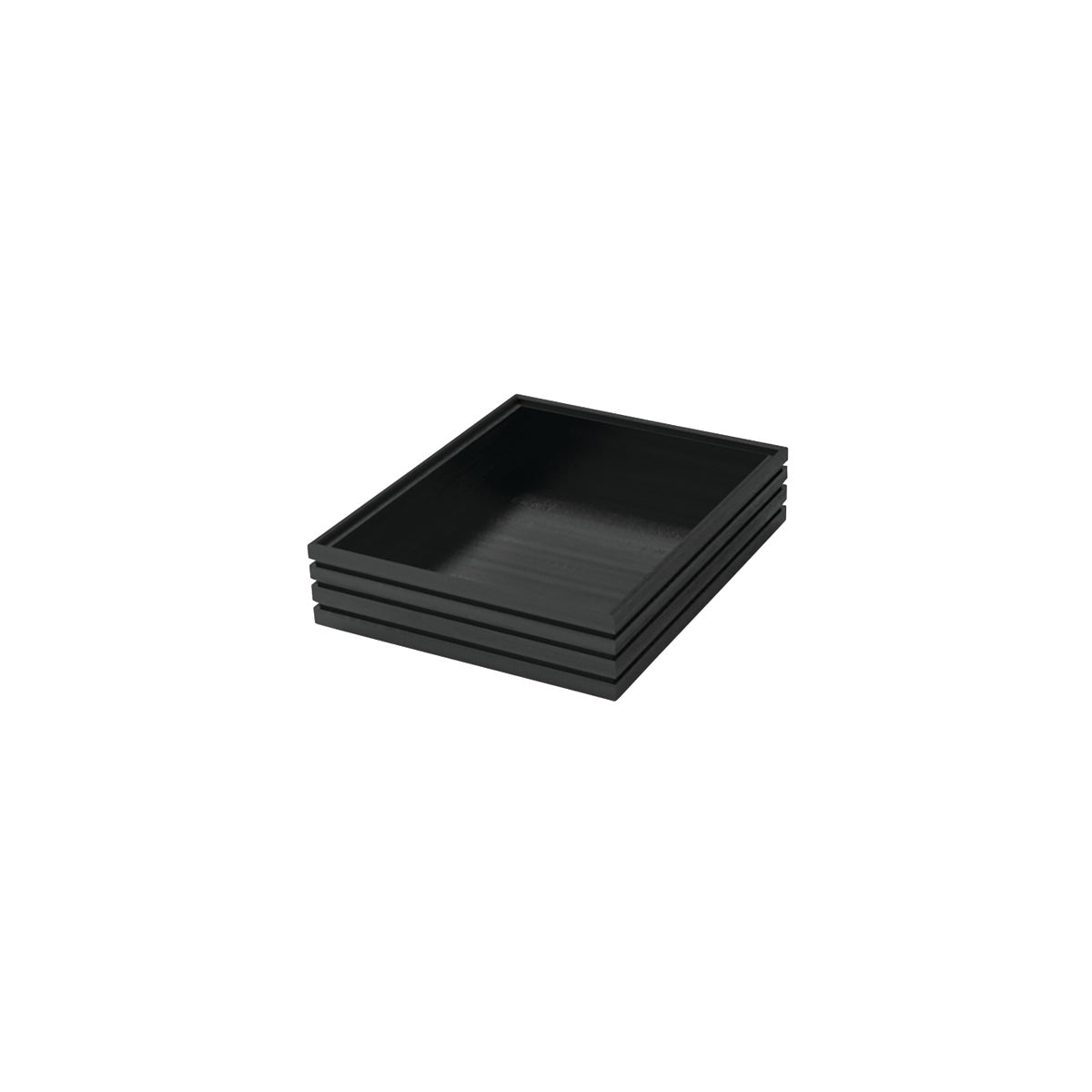 CRASTERBUFR037 Craster Craster Flow Black Tray Tall 1/2 Size 325x265x75mm Tomkin Australia Hospitality Supplies