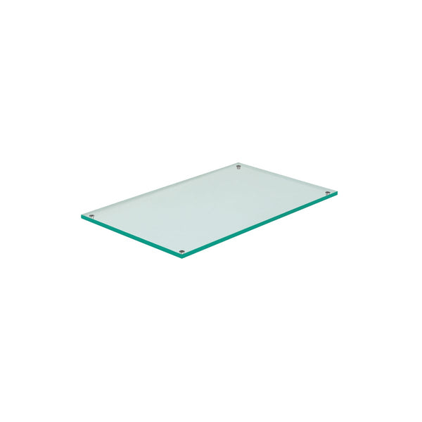 Craster Flow Clear Glass Plinth 1/1 Size 530x325x20mm | Tomkin ...