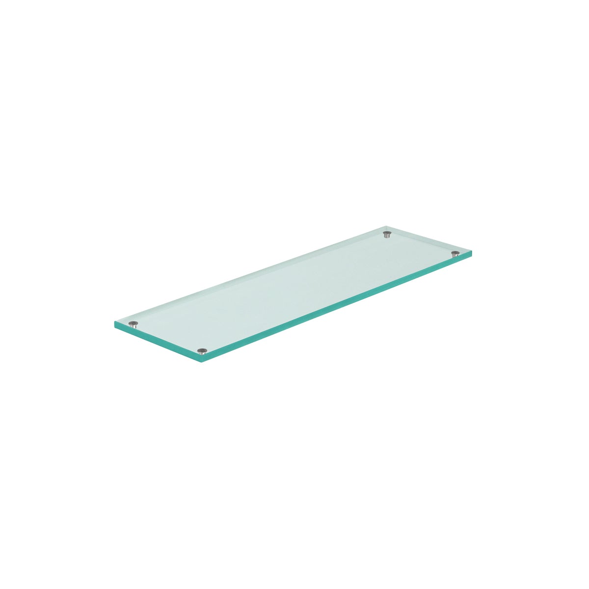 CRASTERBUFT0011 Craster Craster Flow Glass Plinth Clear 2/4 Size 530x162x20mm Tomkin Australia Hospitality Supplies