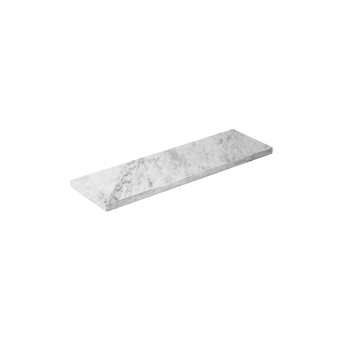 CRASTERBUFT0020 Craster Craster Flow White Marble Plinth 2/4 Size 530x162x20mm Tomkin Australia Hospitality Supplies