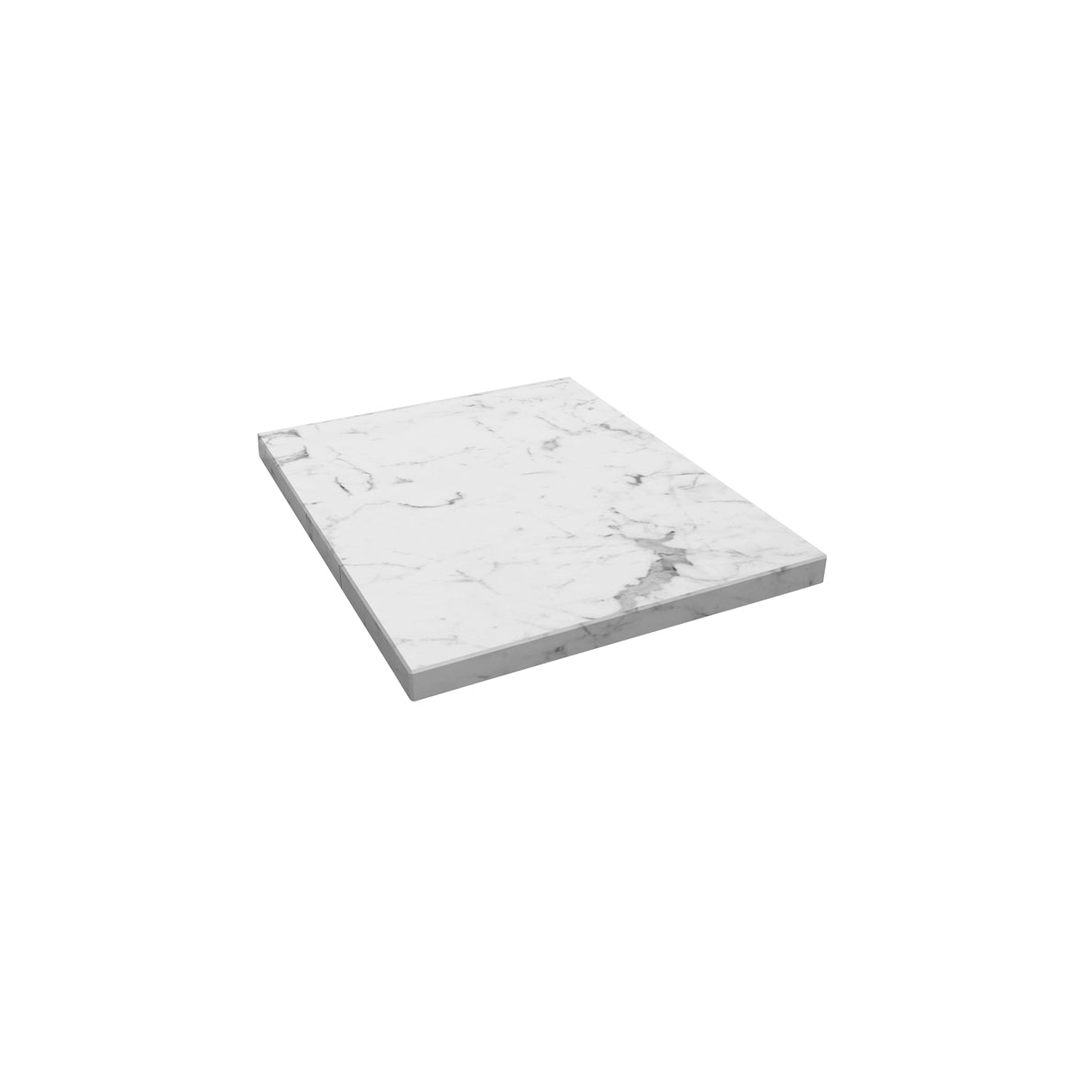 CRASTERBUFT0022 Craster Craster Flow White Marble Plinth 1/2 Size 325x265x20mm Tomkin Australia Hospitality Supplies