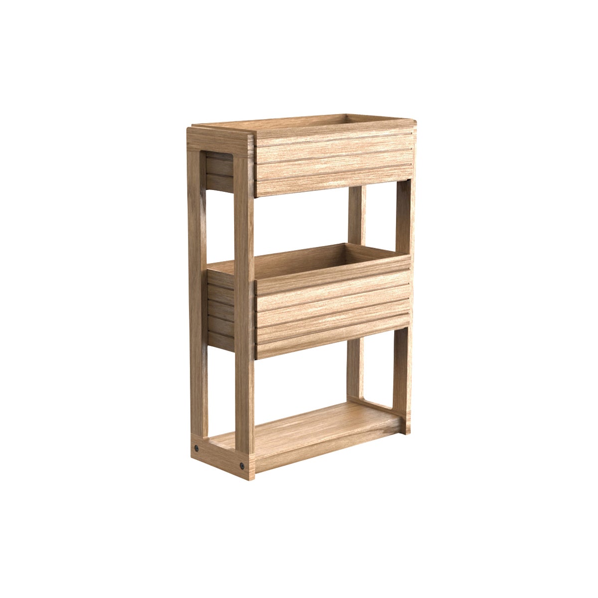 CRASTERBURS005 Craster Craster Flow Oak Trough Tall with CRASTERBURS009 & CRASTERBURS007 Trays 574x250x857mm Tomkin Australia Hospitality Supplies