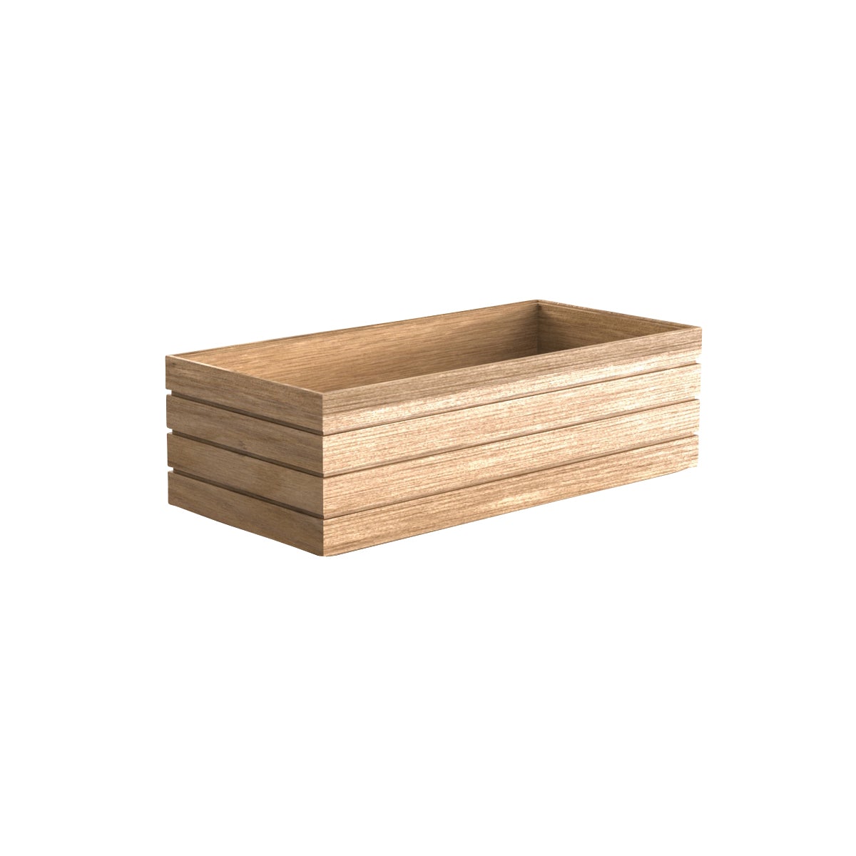 CRASTERBURS007 Craster Craster Flow Oak Trough Tray 530x250x160mm Tomkin Australia Hospitality Supplies