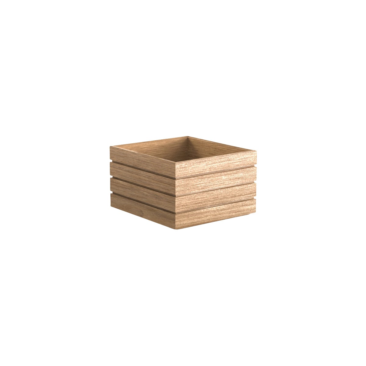 CRASTERBURS008 Craster Craster Flow Oak Trough Tray Half 265x250x160mm Tomkin Australia Hospitality Supplies