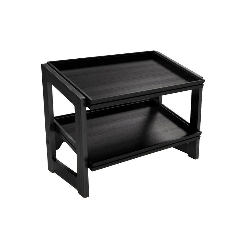 Craster Craster Flow Black Two Tier Stand 1/1 Size with 2 ...