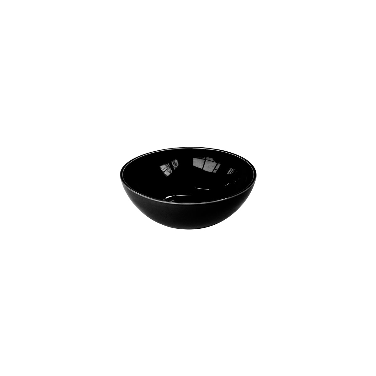 CRASTERBWCR1802 Craster Craster Tilt Black Ceramic Bowl Medium 250x85mm / 2Lt Tomkin Australia Hospitality Supplies