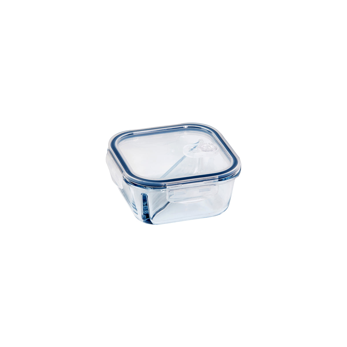 ETR48141 Eterna Glass Containers 2 Divider Square 780ml Tomkin Australia Hospitality Supplies