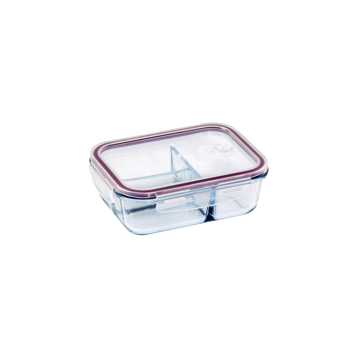 Eterna Glass Containers 3 Divider Rectangular 1000ml | Tomkin Australia