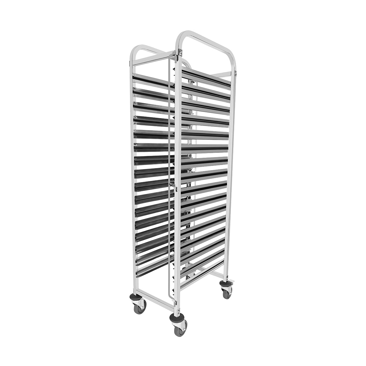 GN-602 Chef Inox Gastronorm Trolley Stainless Steel Fits 16 1/1 Size Trays 550x350x1735mm Tomkin Australia Hospitality Supplies