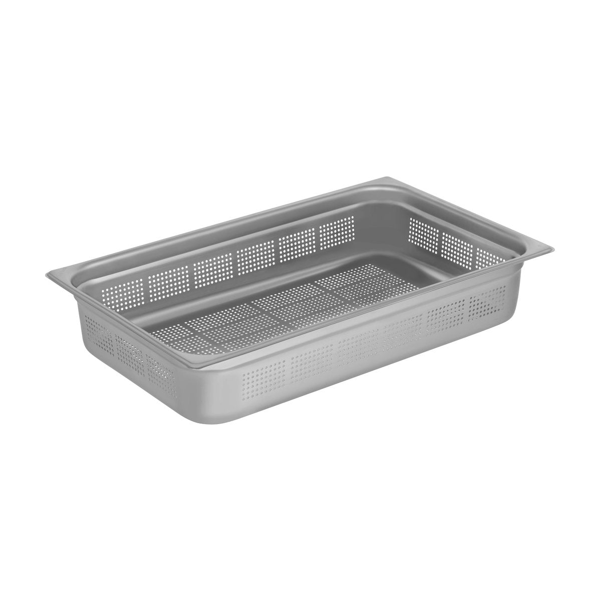 GNP-11100 Chef Inox Gastronorm Pan Perforated 1/1 Size 100mm Tomkin Australia Hospitality Supplies