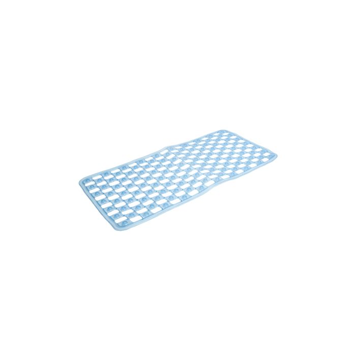 IMMERSE5015 Immerse Bathroom PVC Bathmat Transparent Blue Tomkin Australia Hospitality Supplies