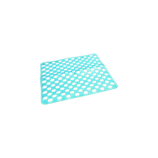 Immerse Bathroom PVC Shower Mat Transparent Blue Tomkin Australia