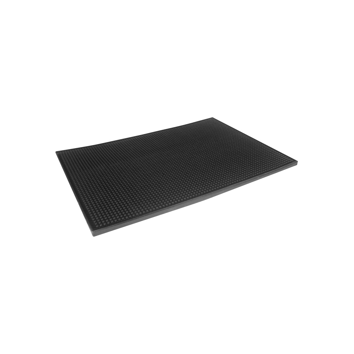 JW-BMQ-BLACK Jiwins Bar Mat Black Rubber 450x300x10mm Tomkin Australia Hospitality Supplies