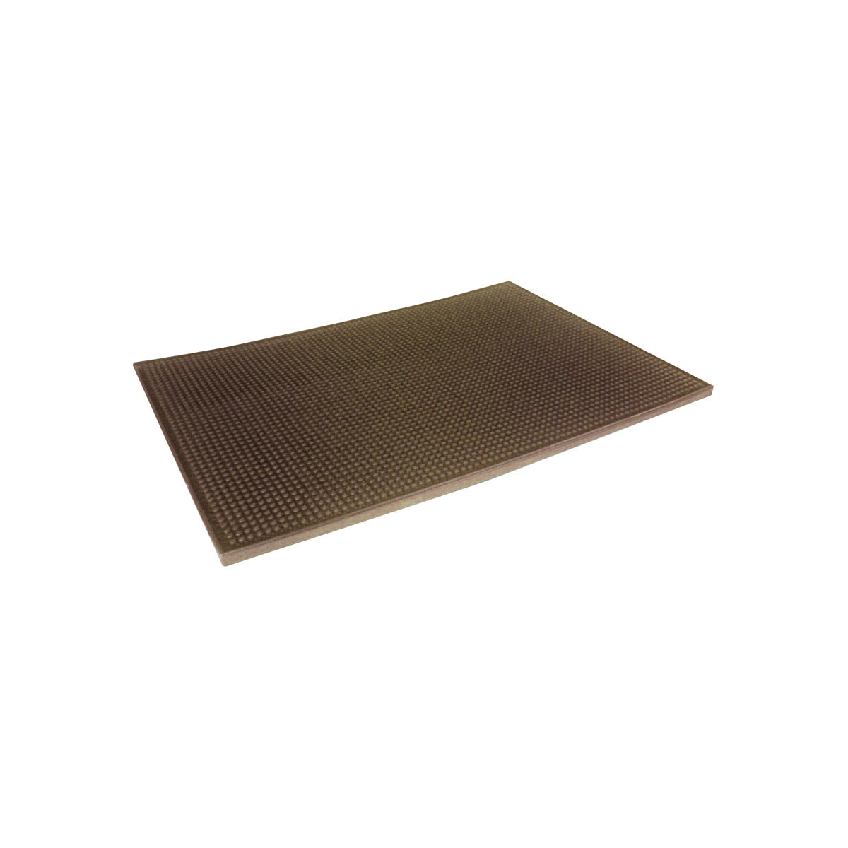 JW-BMQ-BROWN Jiwins Bar Mat Brown Rubber 350x300x10mm Tomkin Australia Hospitality Supplies