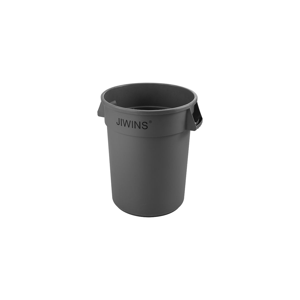 JW-CR76E Jiwins Round Recycling Bin Grey 75.7Lt Tomkin Australia Hospitality Supplies