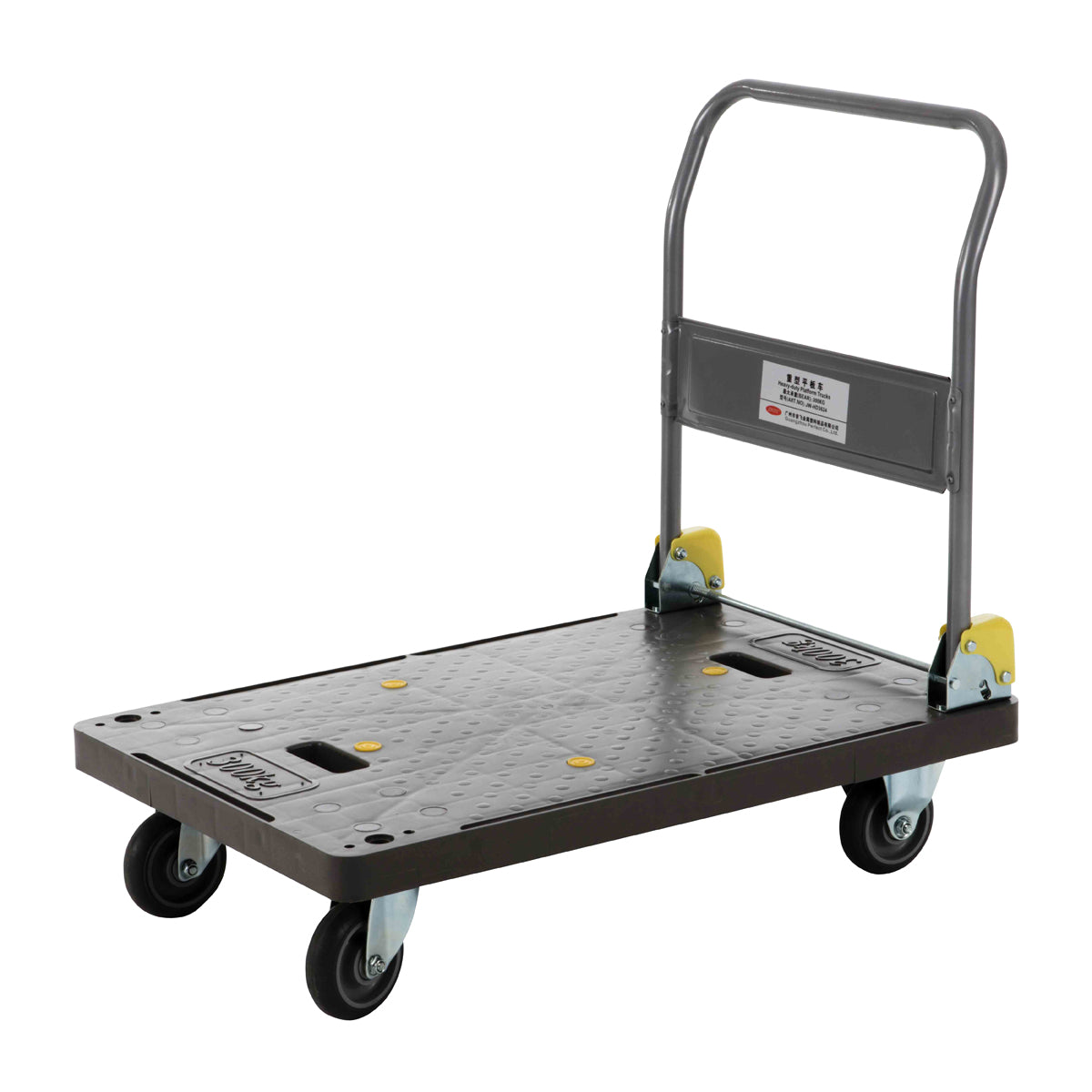 JW-HD3624 Jiwins Platform Trolley Heavy Duty with Folding Handle Tomkin Australia Hospitality Supplies