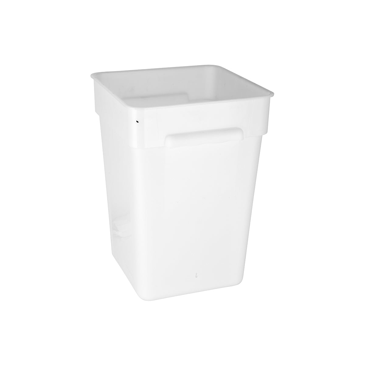 JW-P-066P-WHITE Jiwins Square Food Storage Container Polypropylene White 285x285x400mm / 22Lt Tomkin Australia Hospitality Supplies