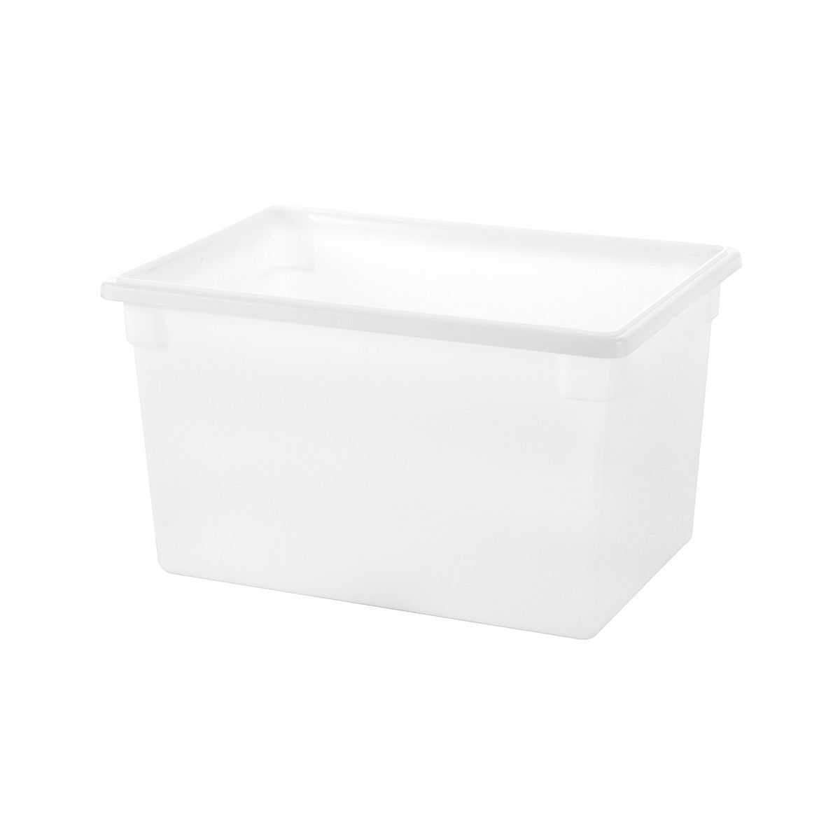 JW-P-071P Jiwins Rectangular Food Storage Container Polypropylene White 662x460x315mm / 64Lt Tomkin Australia Hospitality Supplies