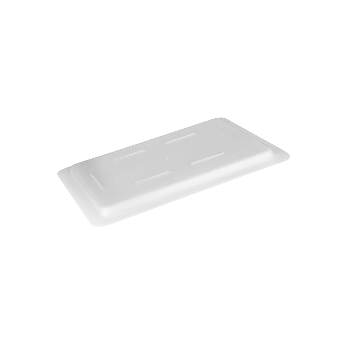 JW-P-083P Jiwins Rectangular Lid to Suit Food Container Polypropylene White 460x300x29mm Tomkin Australia Hospitality Supplies