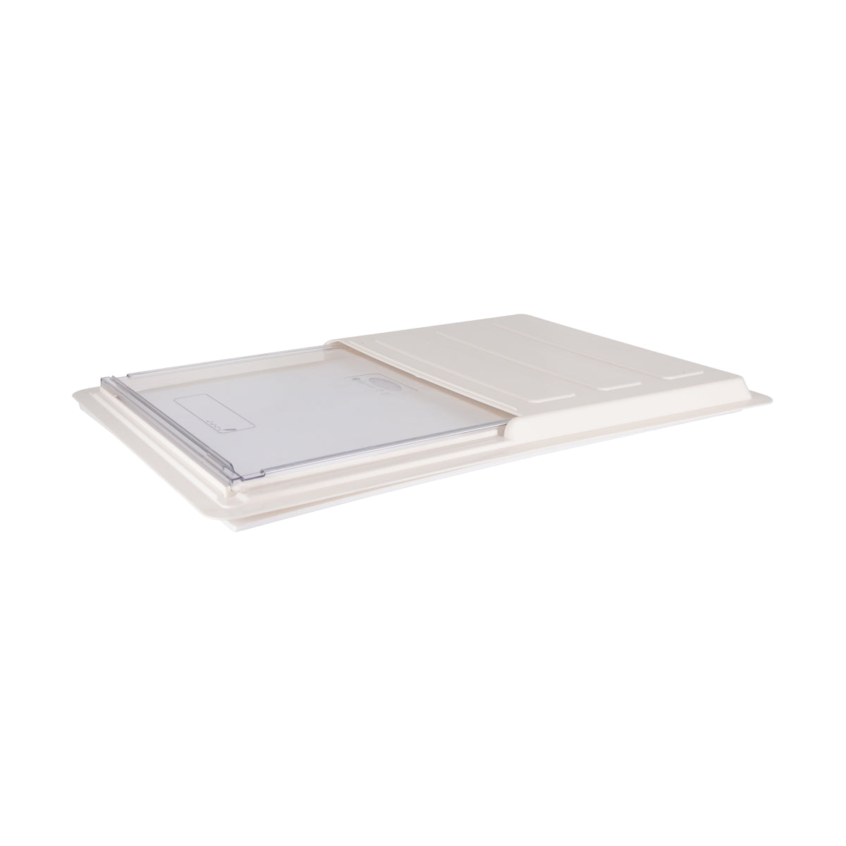 JW-P-086 Jiwins Sliding Lid to Suit Food Pan White 650x450x33mm Tomkin Australia Hospitality Supplies