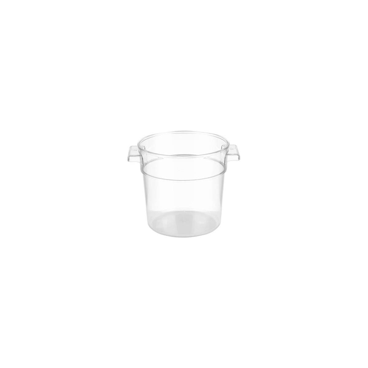 JW-P-100C Jiwins Round Food Storage Container Polycarbonate 131x126mm / 1Lt Tomkin Australia Hospitality Supplies