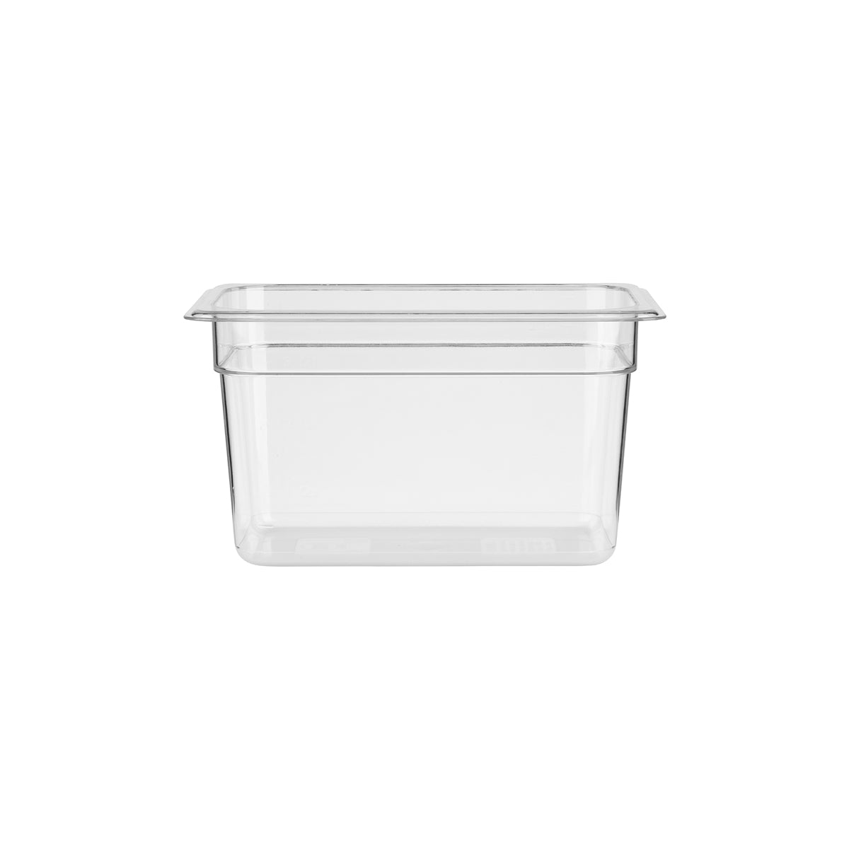 JW-P138-CLEAR Jiwins Gastronorm Pan Polycarbonate Clear 1/3 Size 200mm Tomkin Australia Hospitality Supplies