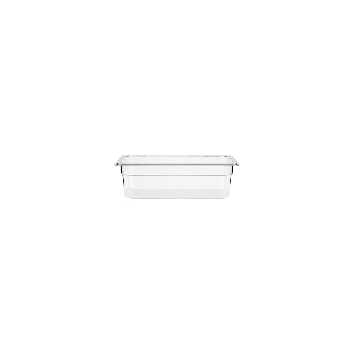 JW-P162-CLEAR Jiwins Gastronorm Pan Polycarbonate Clear 1/6 Size 65mm Tomkin Australia Hospitality Supplies