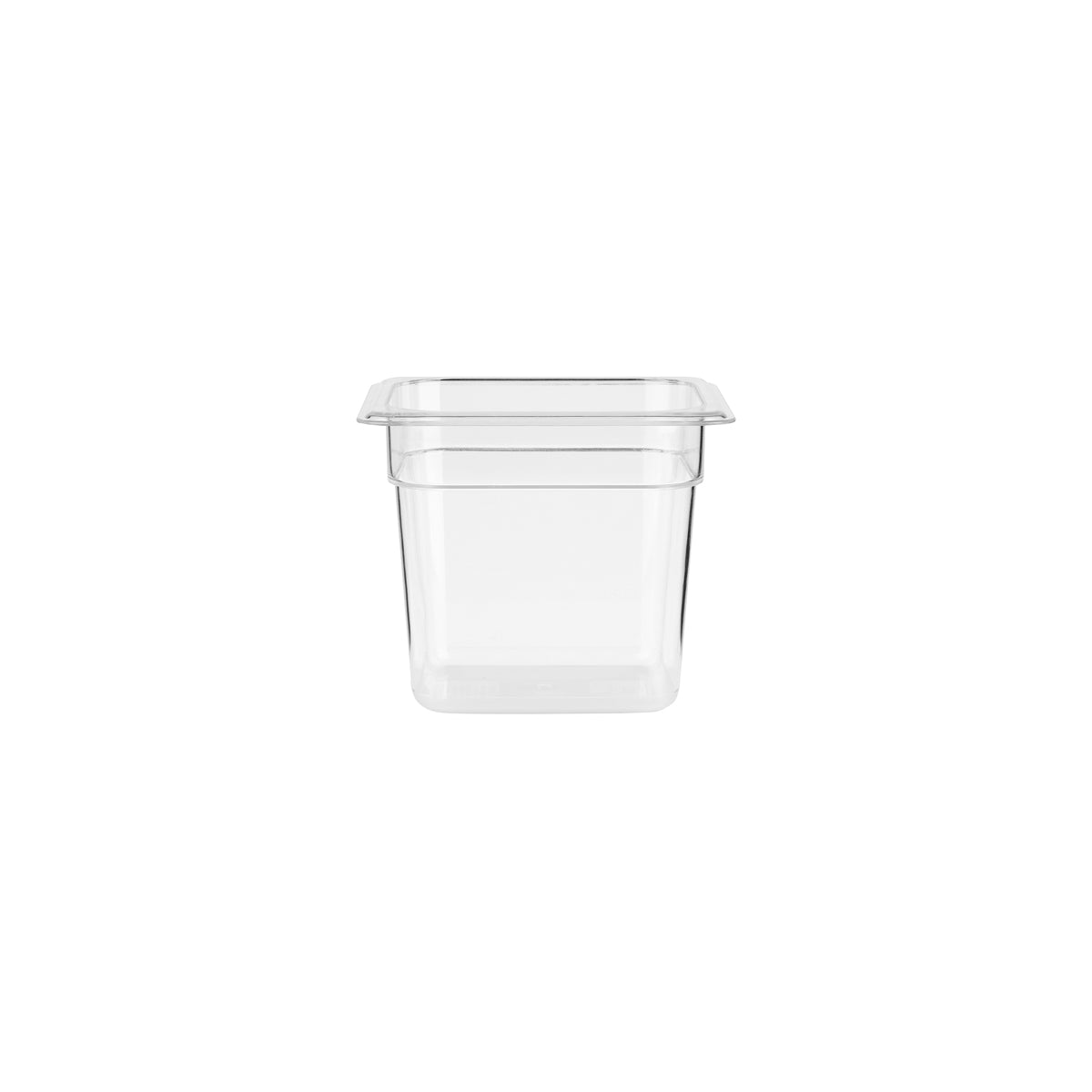 JW-P166-CLEAR Jiwins Gastronorm Pan Polycarbonate Clear 1/6 Size 150mm Tomkin Australia Hospitality Supplies