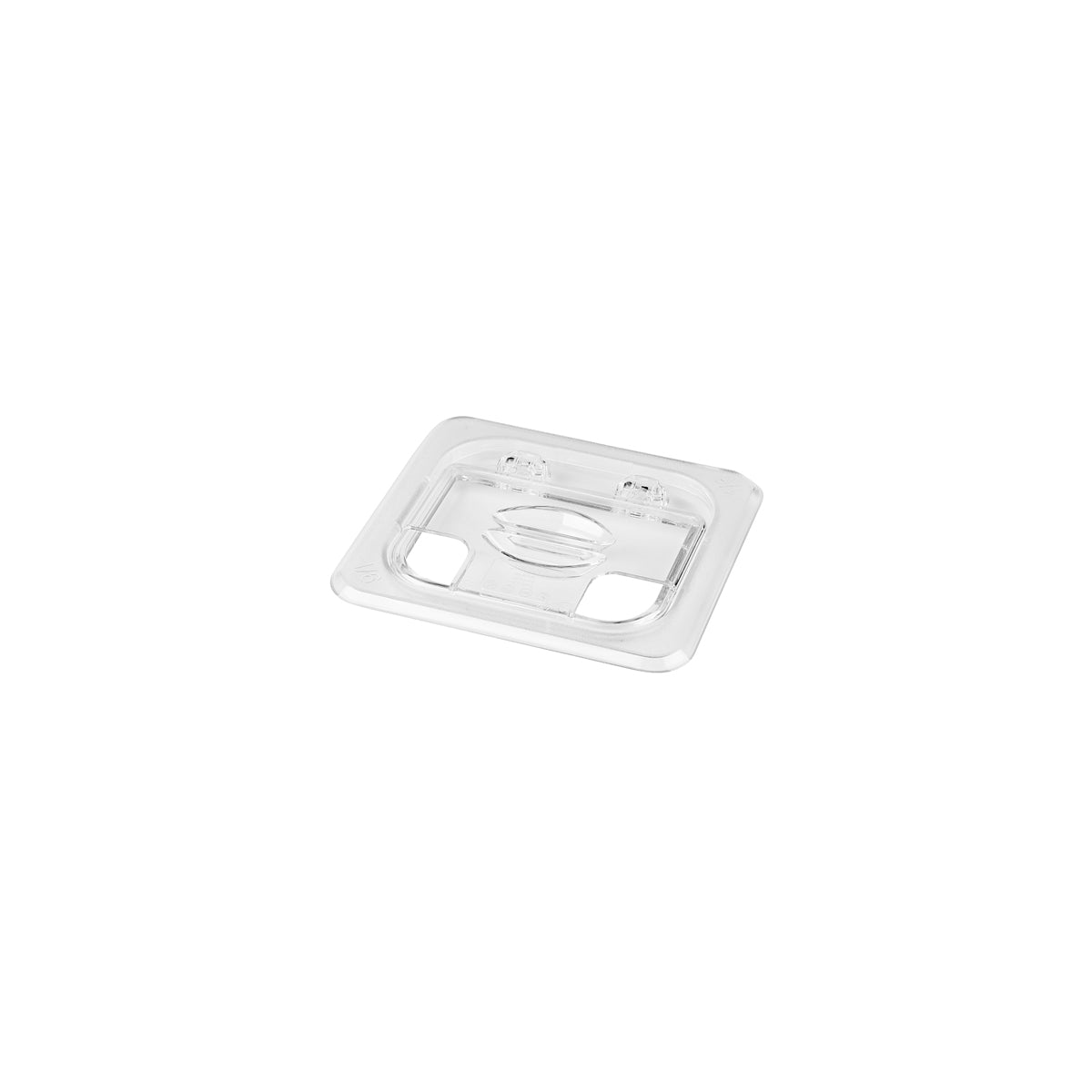 JW-P16FL Jiwins Gastronorm Flip Lid Polycarbonate 1/6 Size Tomkin Australia Hospitality Supplies