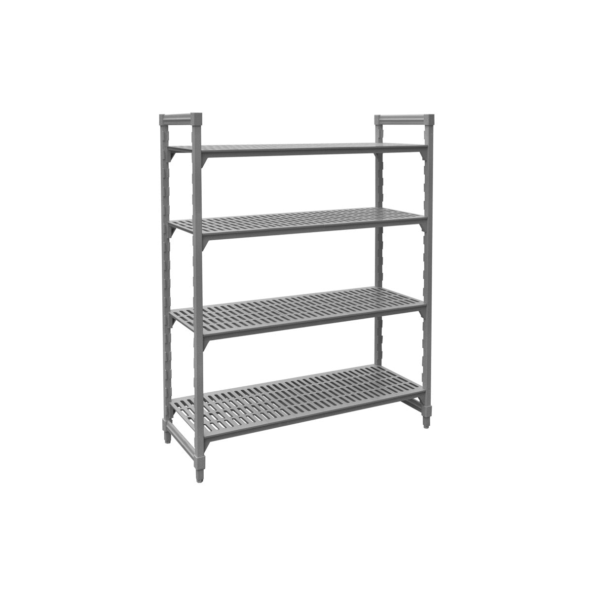 JW-PSU421872 Jiwins Vented Shelf Complete Unit Grey Polypropylene / Iron 1060x455x1800mm Tomkin Australia Hospitality Supplies