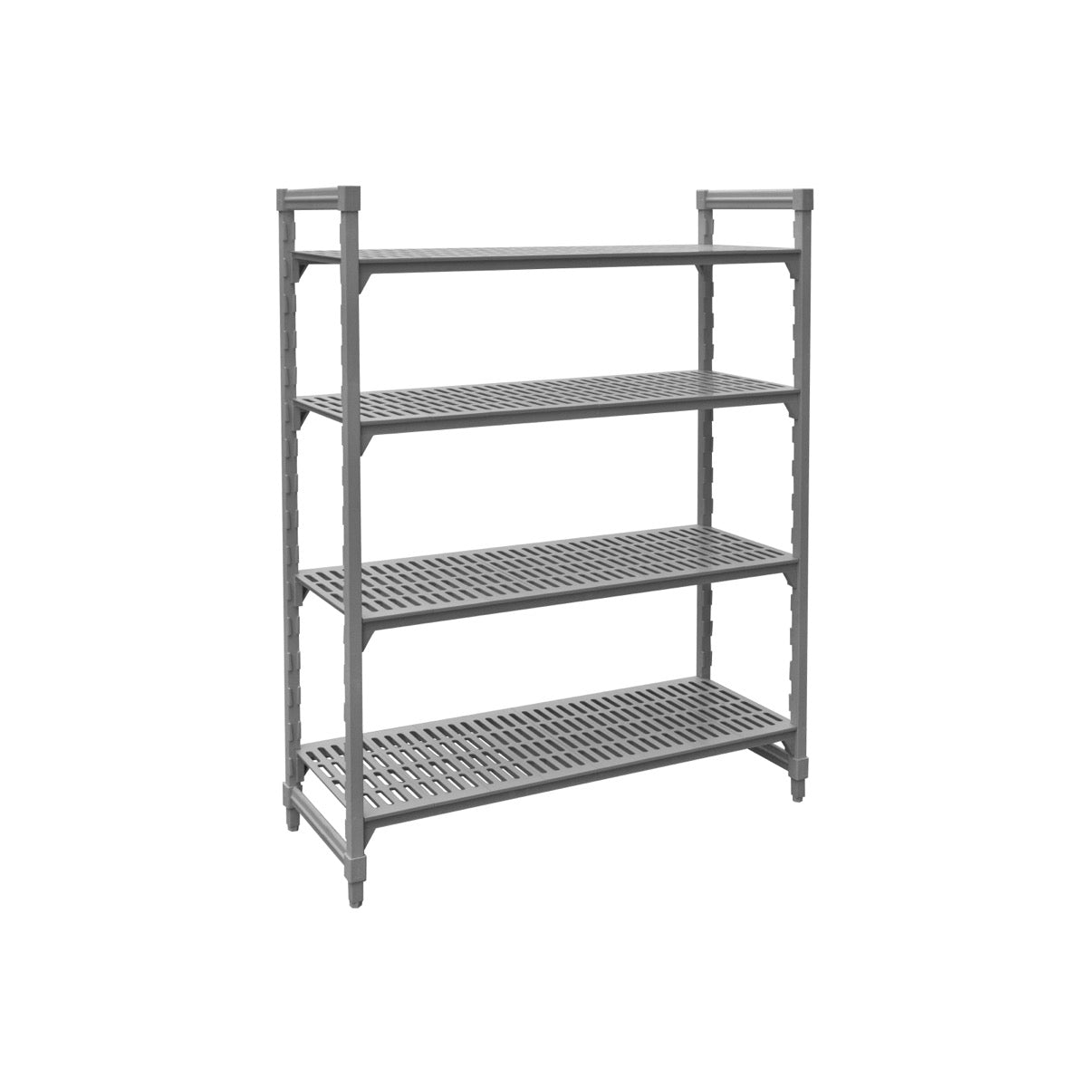 JW-PSU481872 Jiwins Vented Shelf Complete Unit Grey Polypropylene / Iron 1220x455x1800mm Tomkin Australia Hospitality Supplies