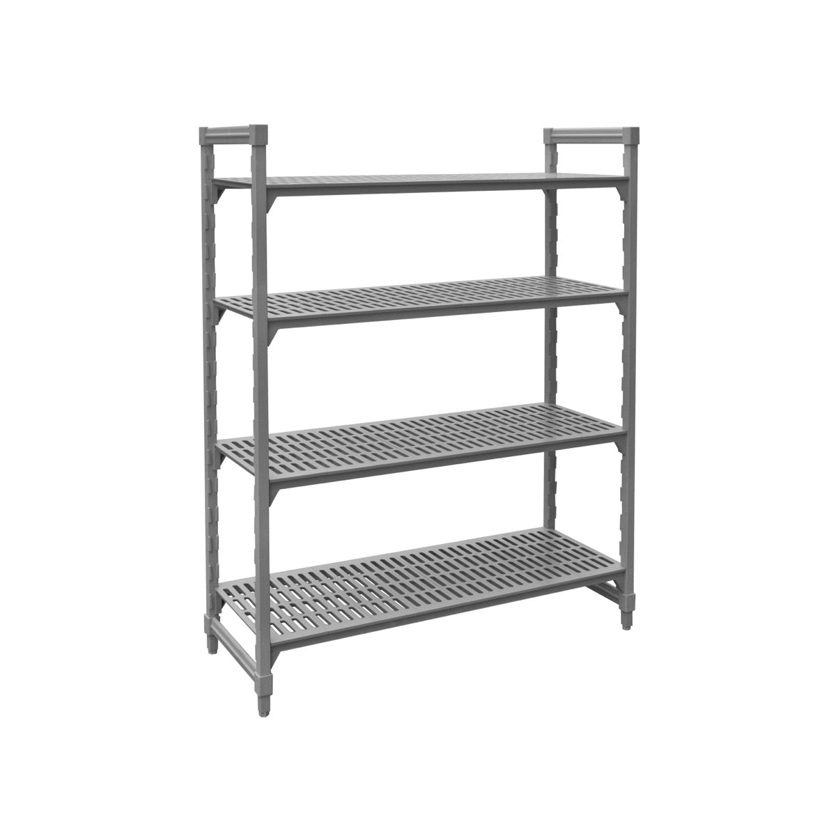 JW-PSU601872 Jiwins Vented Shelf Complete Unit Grey Polypropylene / Iron 1525x455x1800mm Tomkin Australia Hospitality Supplies