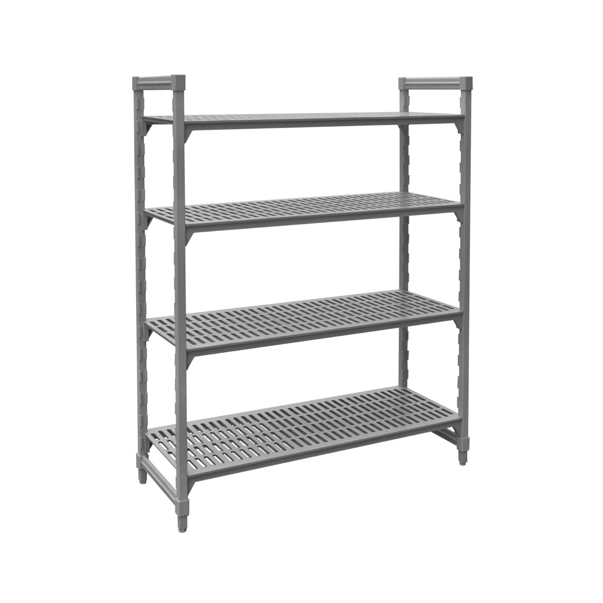 JW-PSU721872 Jiwins Vented Shelf Complete Unit Grey Polypropylene / Iron 1825x455x1800mm Tomkin Australia Hospitality Supplies