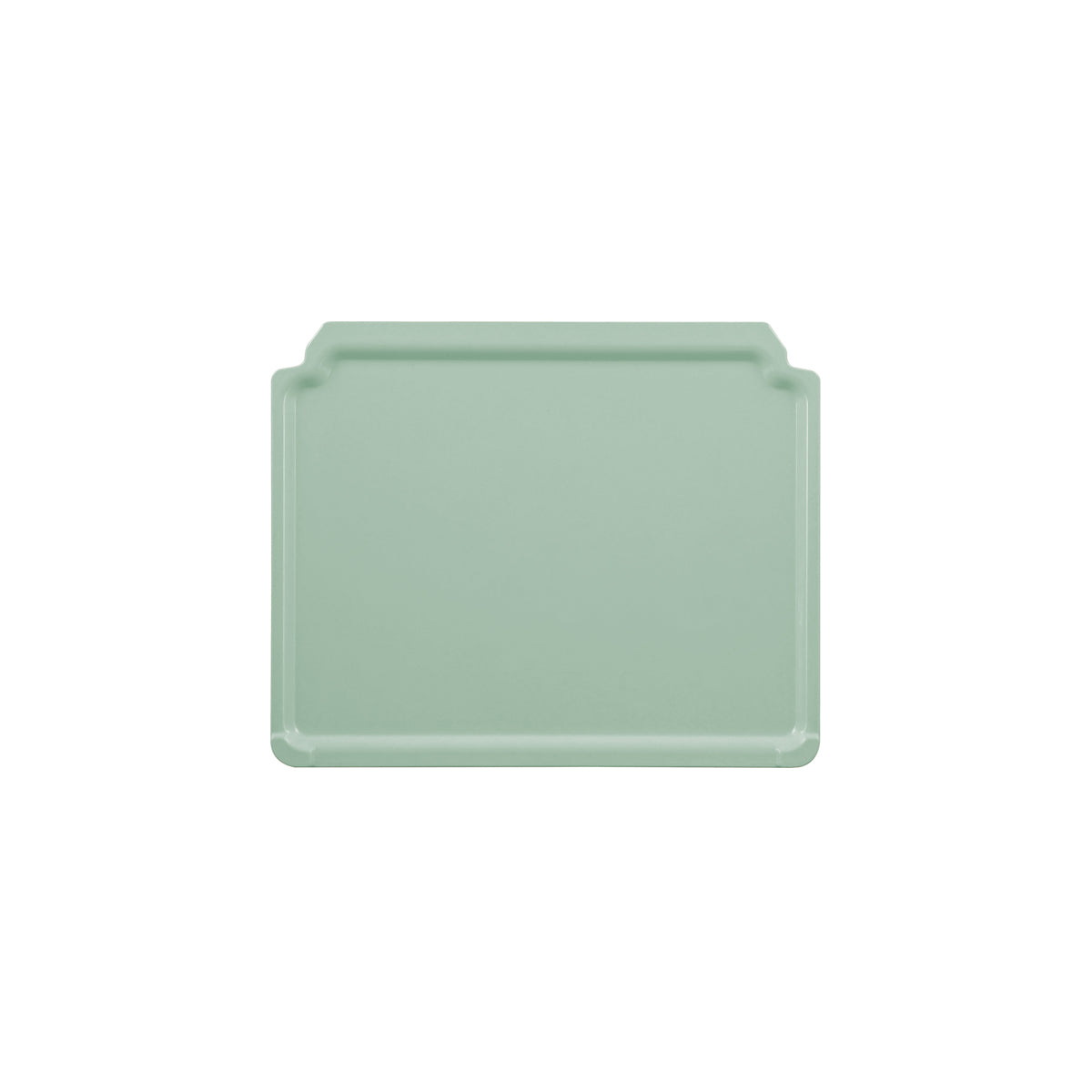 KCMED325263RA/GN-SM Kocel Medi Light Green Rectangular Breakfast Tray Smooth 325x263mm Tomkin Australia Hospitality Supplies