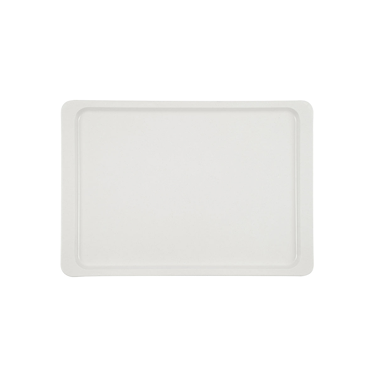 KCPOL325530/WH-SM Kocel Poly White Rectangular Tray 1/1 Smooth 530x325mm Tomkin Australia Hospitality Supplies