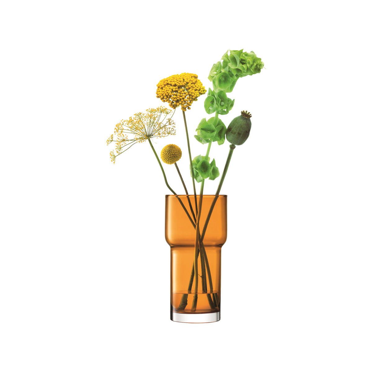 Utility Vase Amber 220mm - DISCONTINUED BY SUPPLIER