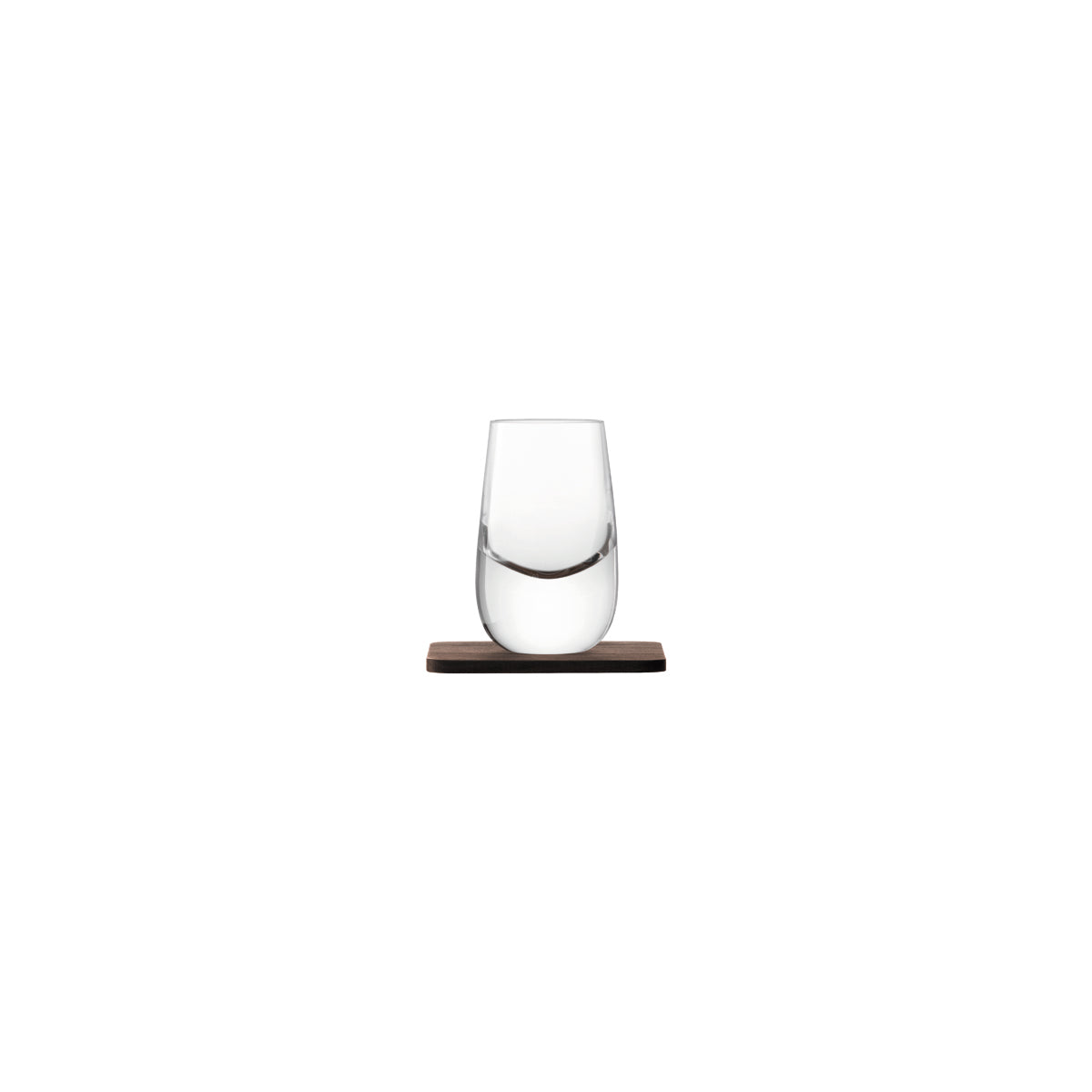 LSAG1213-03-301 LSA Whisky Islay Shot Glass & Walnut Coaster 80ml x 2 Tomkin Australia Hospitality Supplies