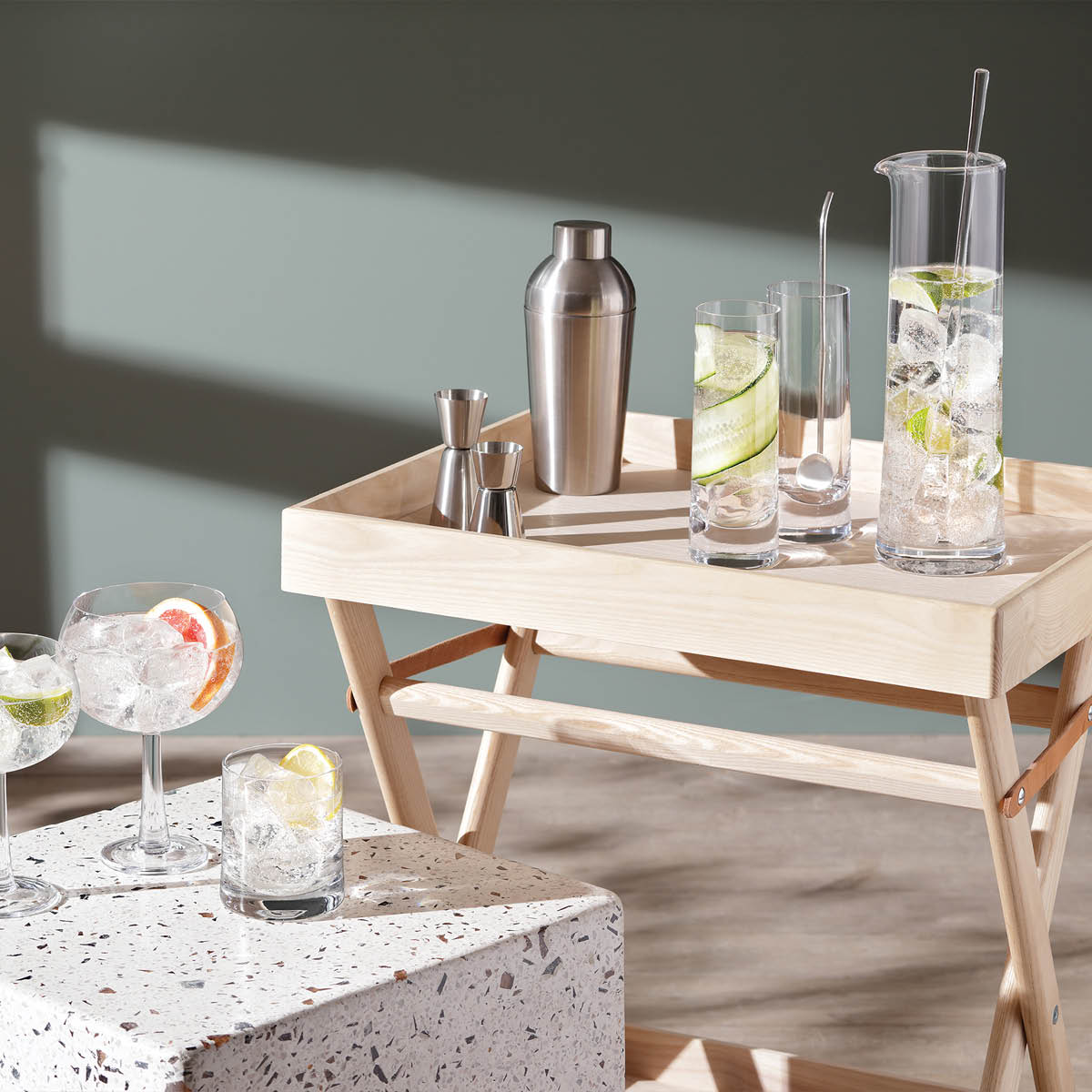 Gin Highball 380ml 2pc Set