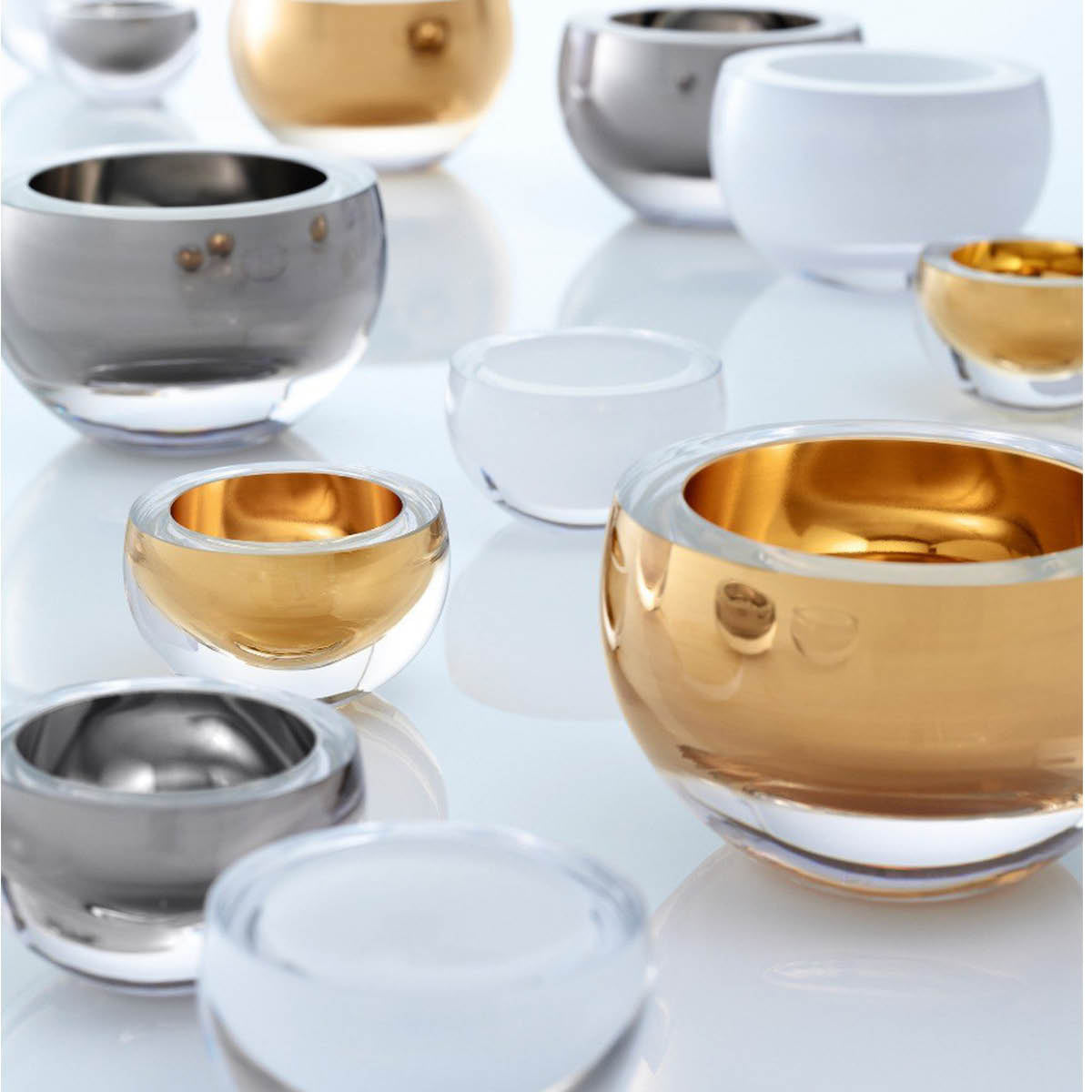 Host Round Bowl Gold 150mm