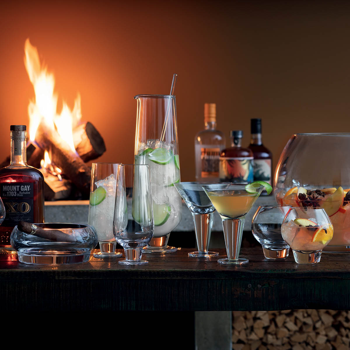 Rum Balloon Tumbler 380ml 2pc Set