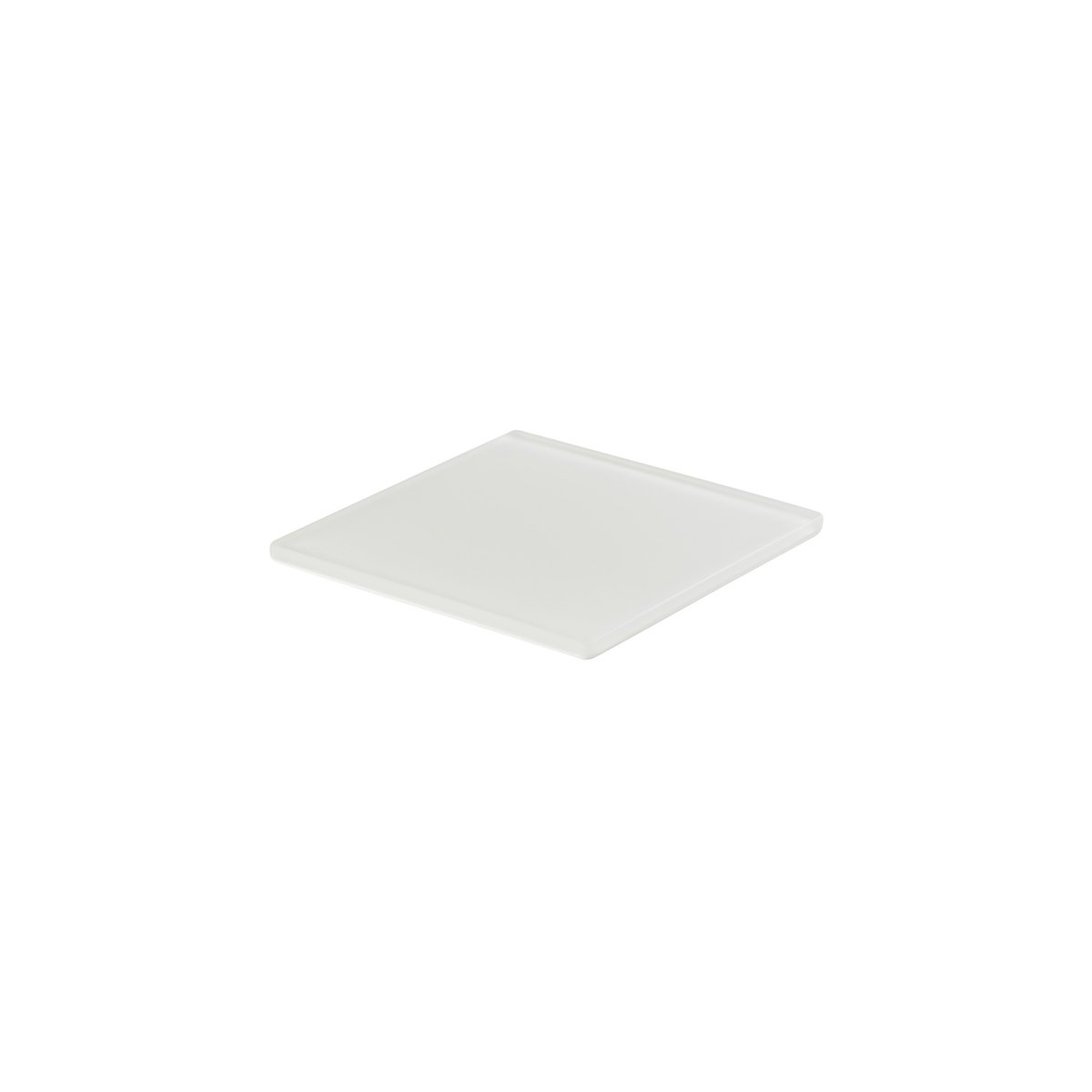 MLP110166 Mealplak Square Tray White 195x195x10mm Tomkin Australia Hospitality Supplies