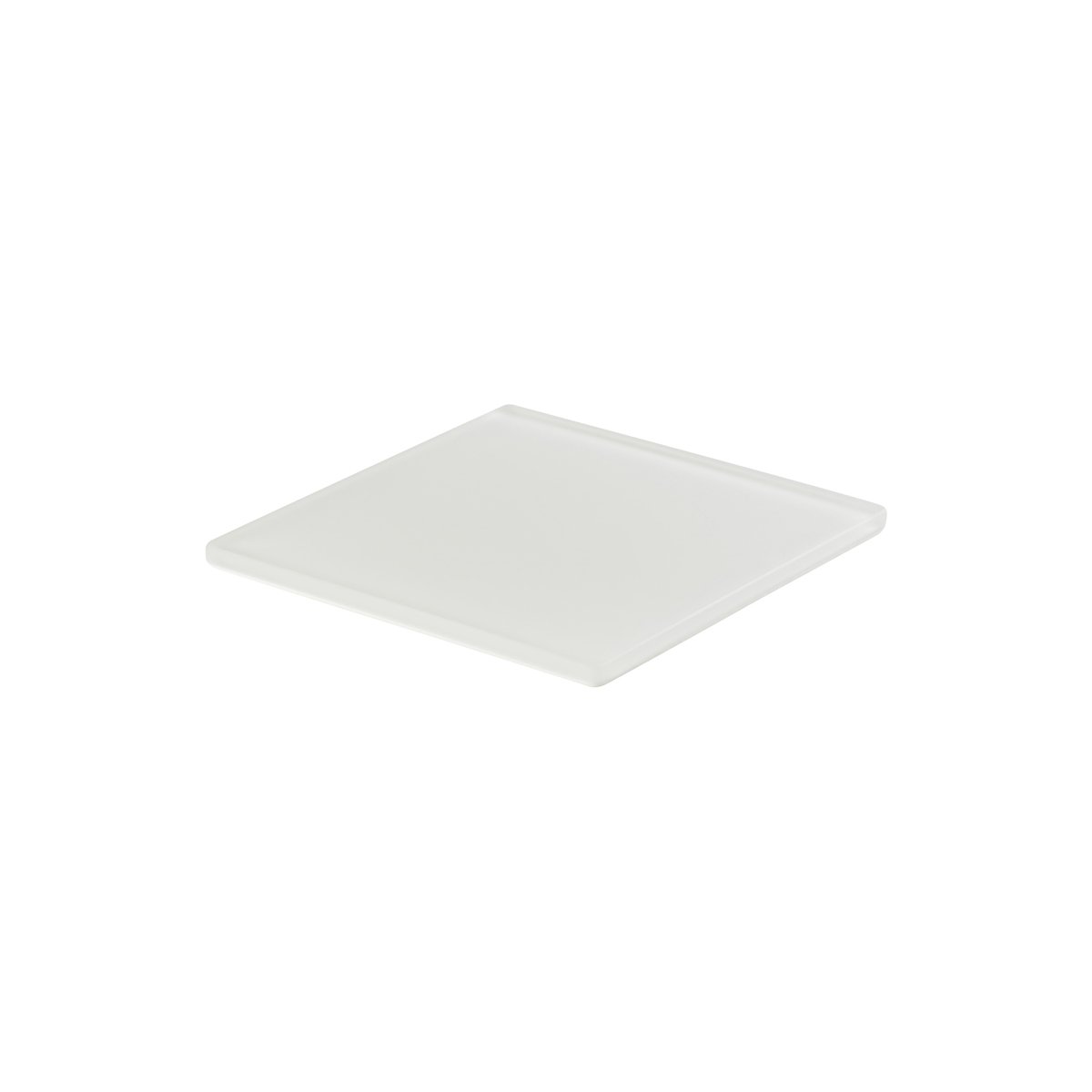 MLP110241 Mealplak Square Tray White 245x245x10mm Tomkin Australia Hospitality Supplies