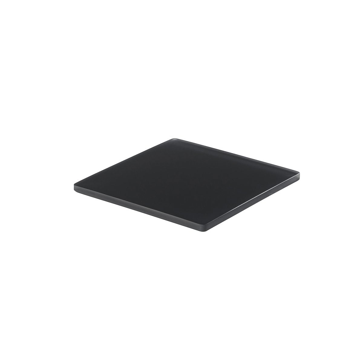 MLP110302 Mealplak Square Tray Anthracite 245x245x10mm Tomkin Australia Hospitality Supplies