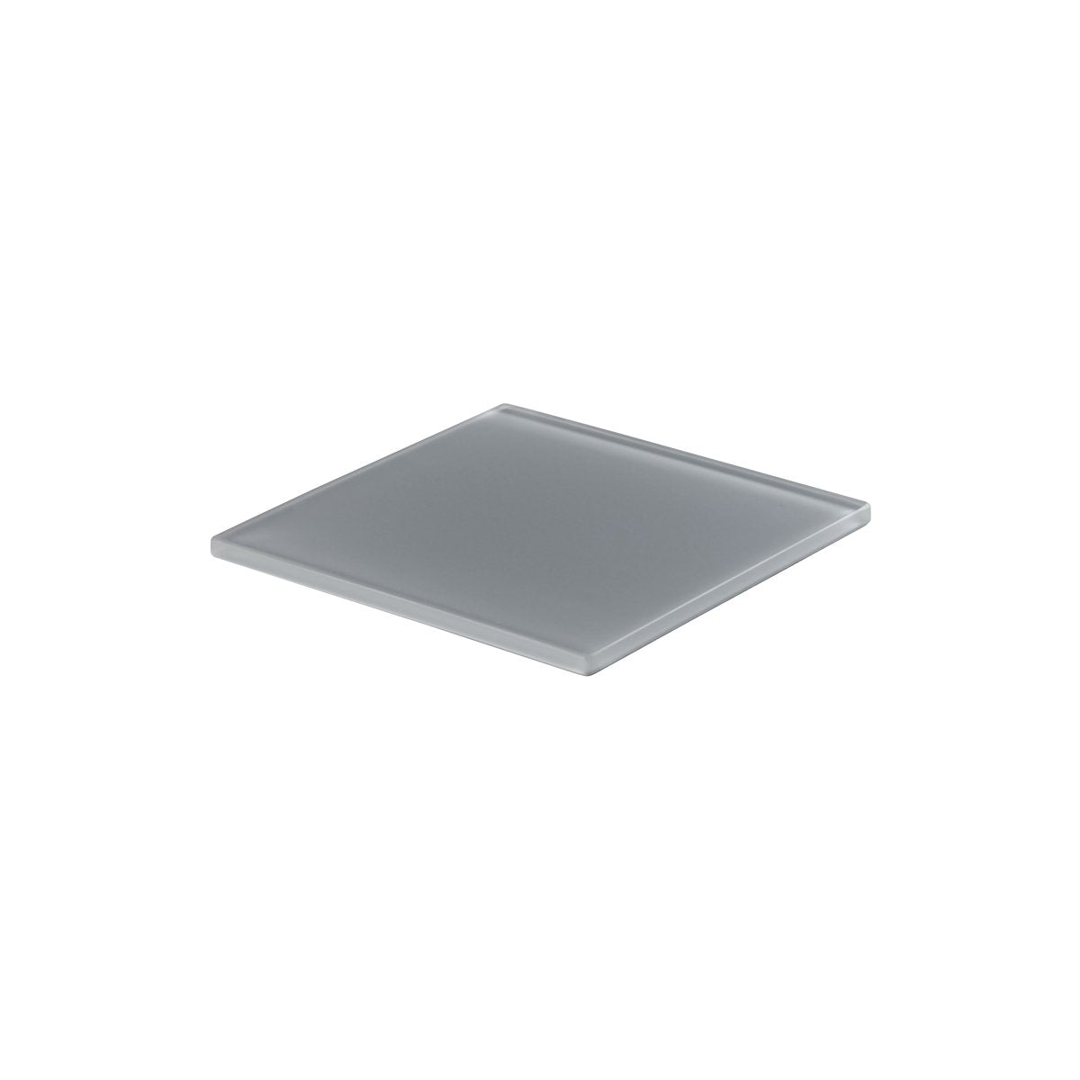 MLP110319 Mealplak Square Tray Concrete 245x245x10mm Tomkin Australia Hospitality Supplies