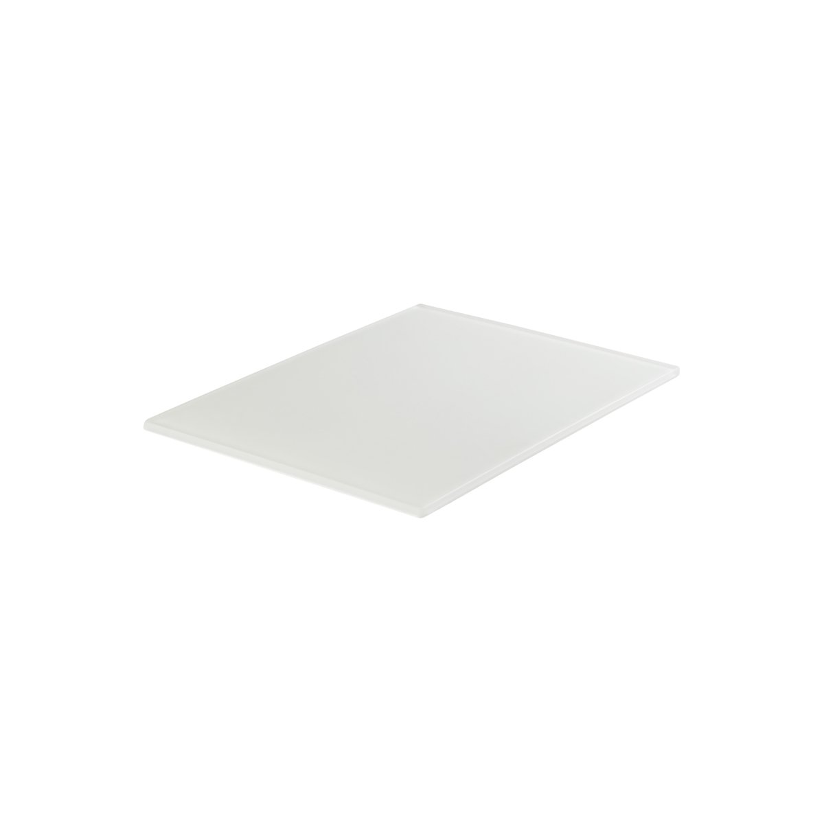 MLP110647 Mealplak Rectangular Tray White 395x300x10mm Tomkin Australia Hospitality Supplies