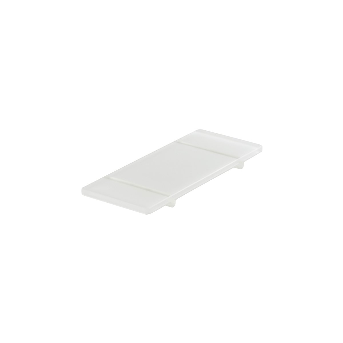 MLP110968 Mealplak Footed Tray White 245x100x15mm Tomkin Australia Hospitality Supplies