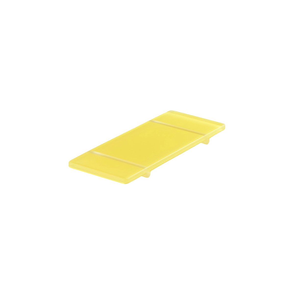 MLP110975 Mealplak Footed Tray Lemon 245x100x15mm Tomkin Australia Hospitality Supplies