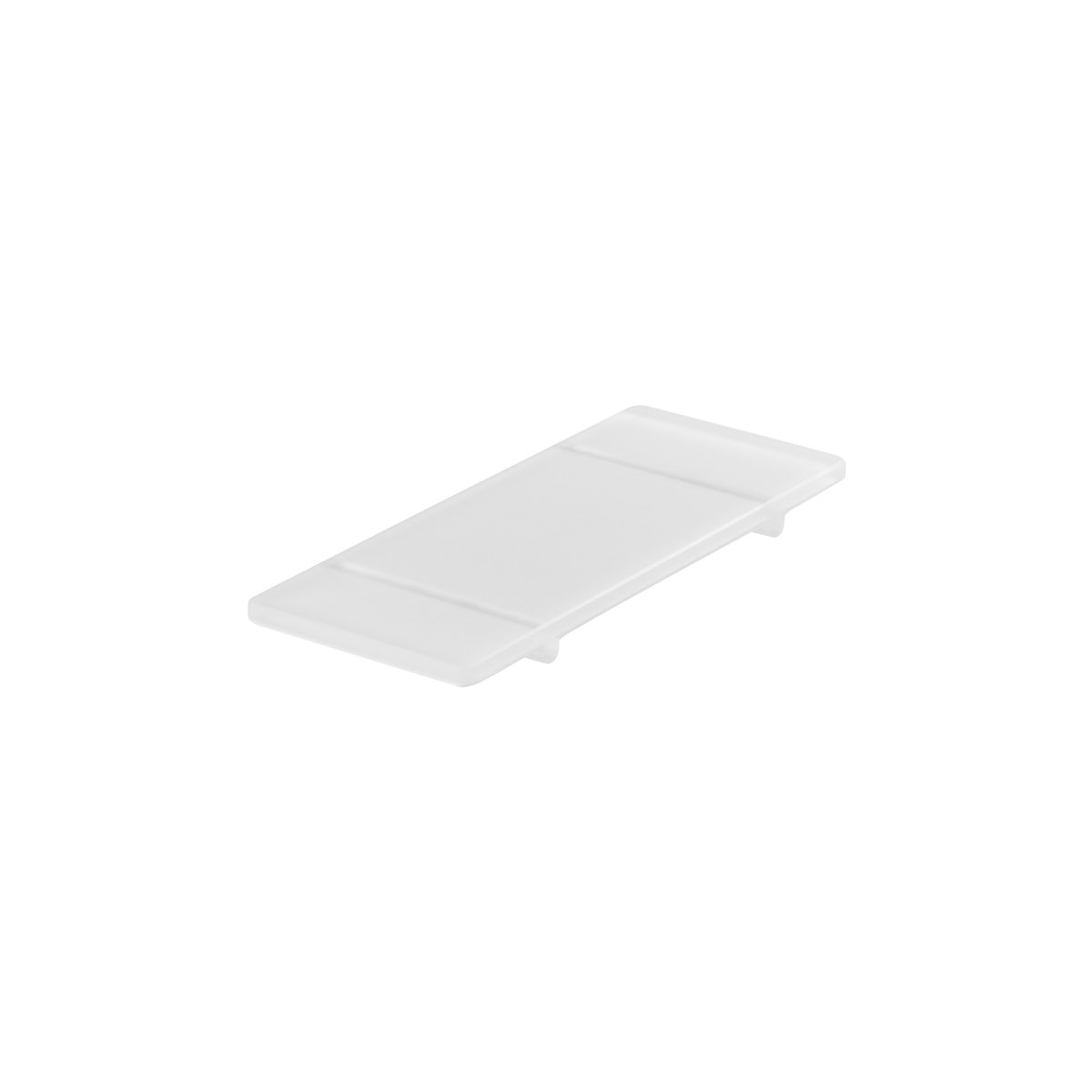 MLP111057 Mealplak Footed Tray Anthracite 330x150x15mm Tomkin Australia Hospitality Supplies