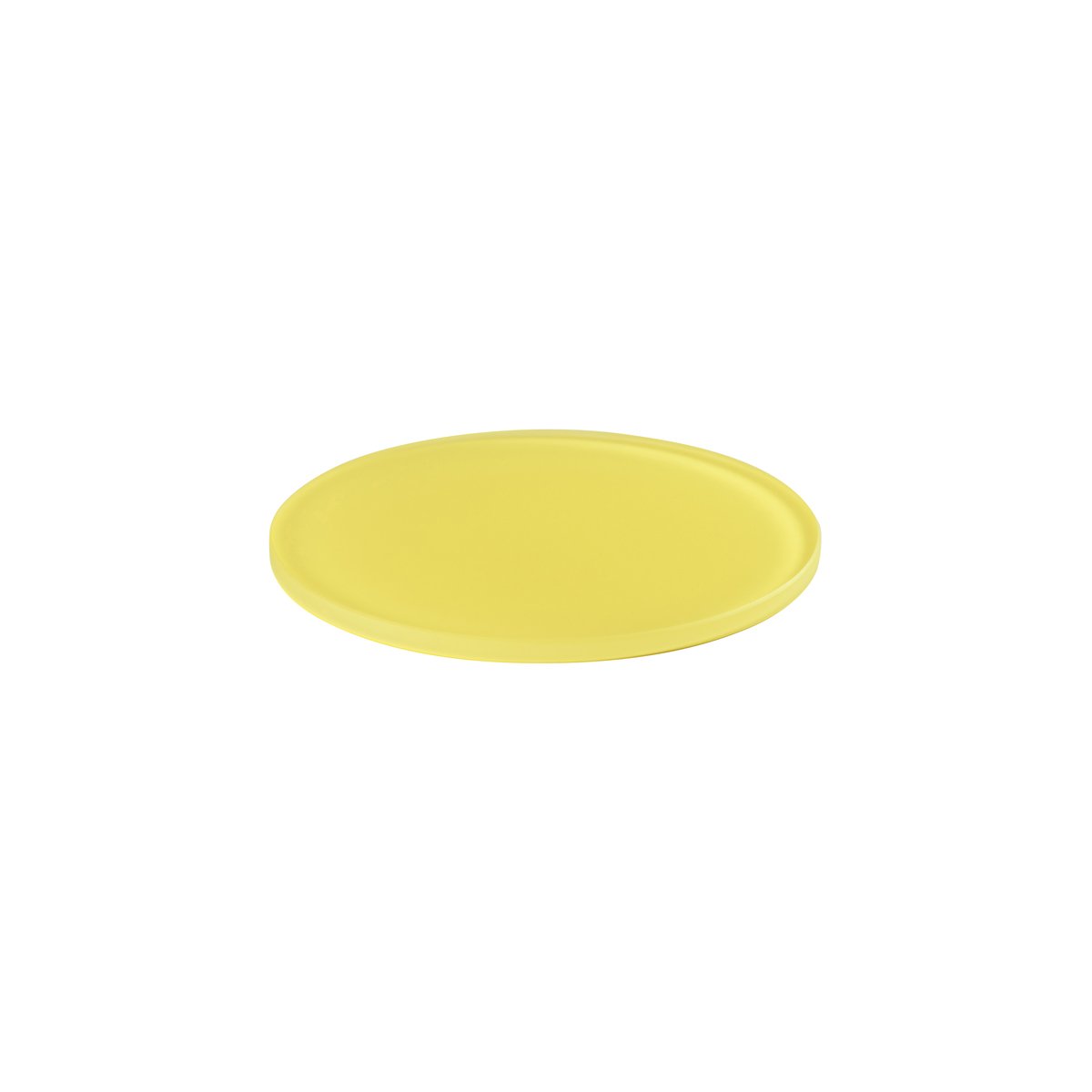MLP111231 Mealplak Round Tray Lemon 195x10mm Tomkin Australia Hospitality Supplies
