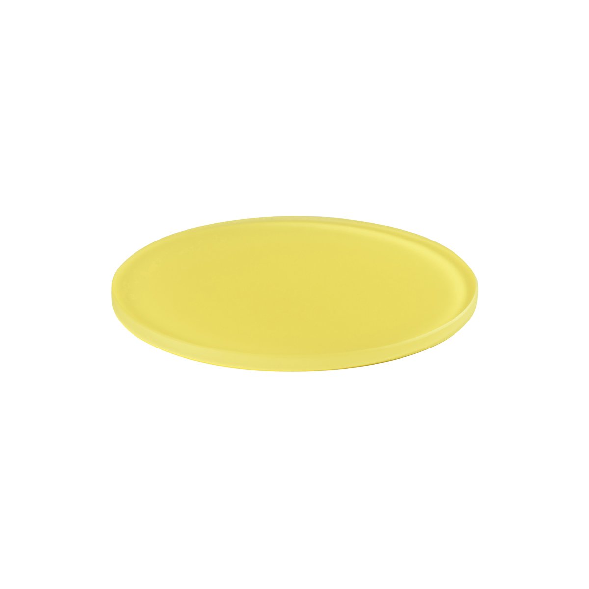 MLP111316 Mealplak Round Tray Lemon 245x10mm Tomkin Australia Hospitality Supplies